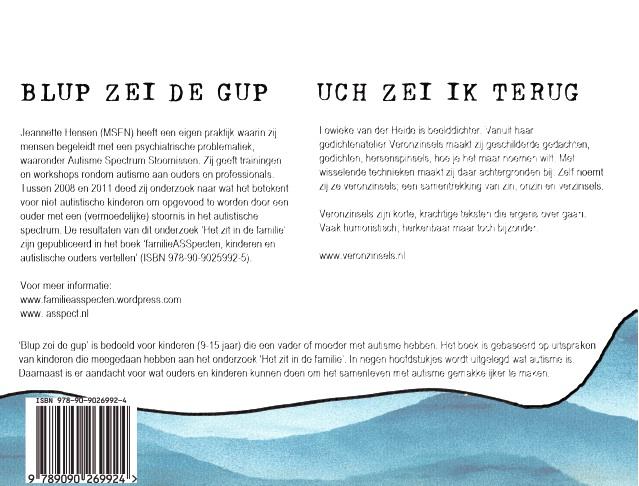 Achterkant van Blup zei de gup, uch zei ik terug