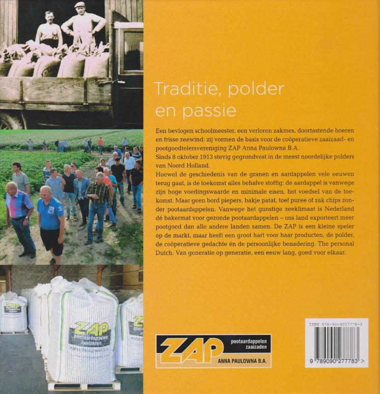 Achterkant van Traditie, polder, passie