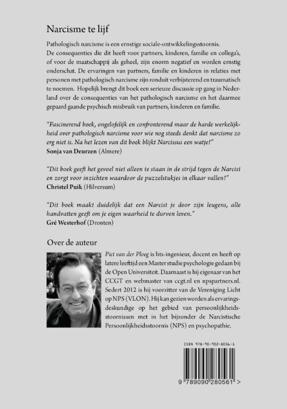 Achterkant van Narcisme te lijf