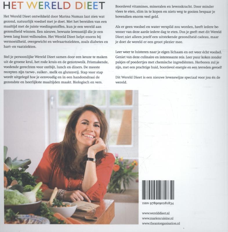 Achterkant van Het wereld dieet