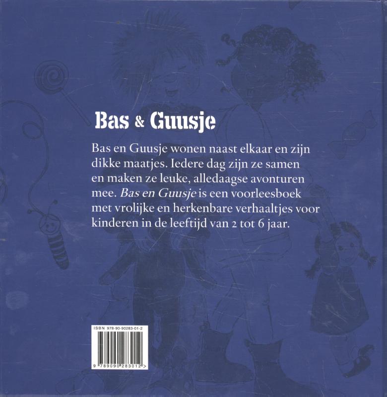 Achterkant van Bas en Guusje
