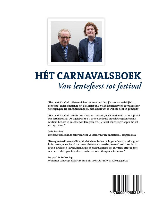 Achterkant van Het carnavalsboek