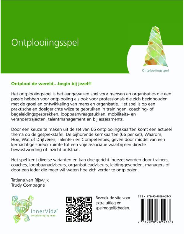 Achterkant van Ontplooiingsspel