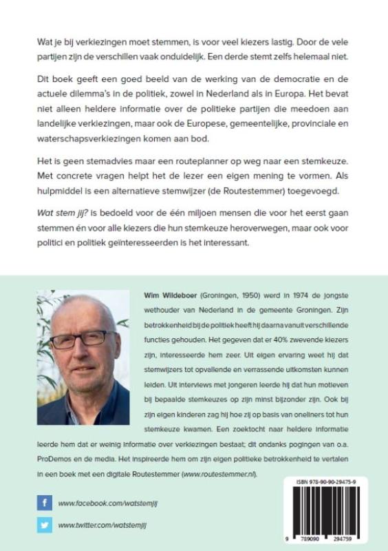 Achterkant van Wat stem jij?