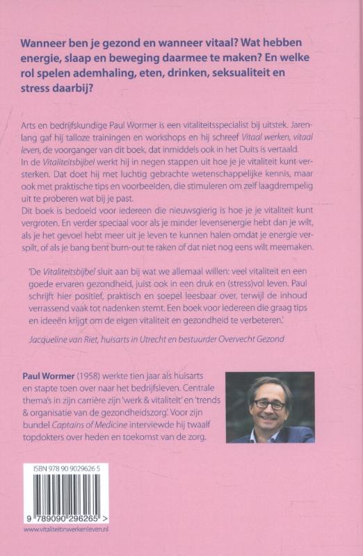 Achterkant van Vitaliteitsbijbel