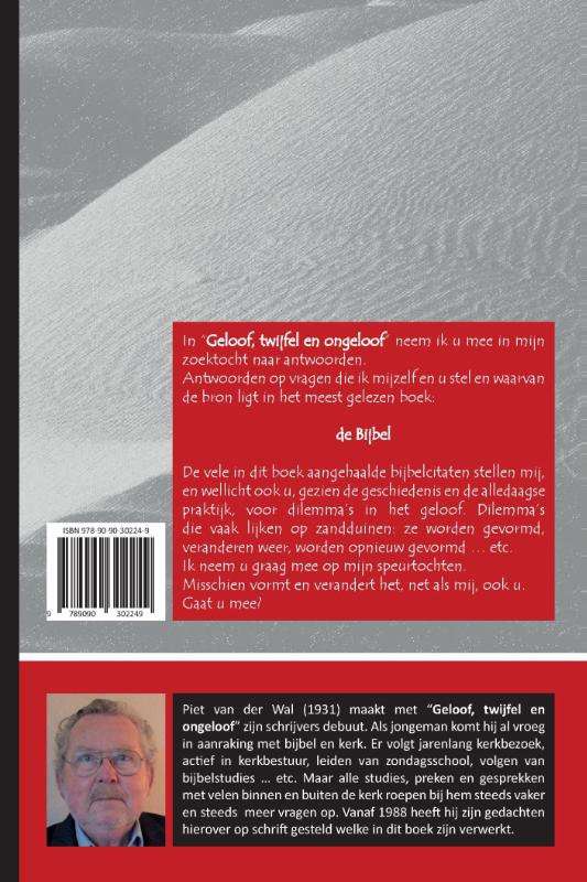 Achterkant van Geloof, twijfel en ongeloof