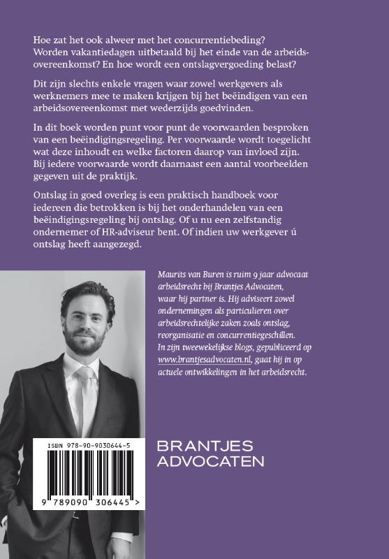 Achterkant van Ontslag in goed overleg
