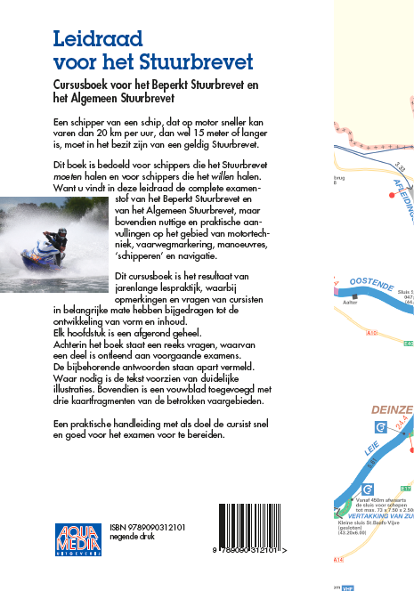 Achterkant van Leidraad voor het Stuurbrevet