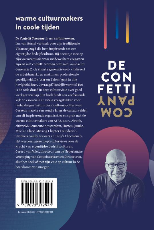 Achterkant van De Confetti Company