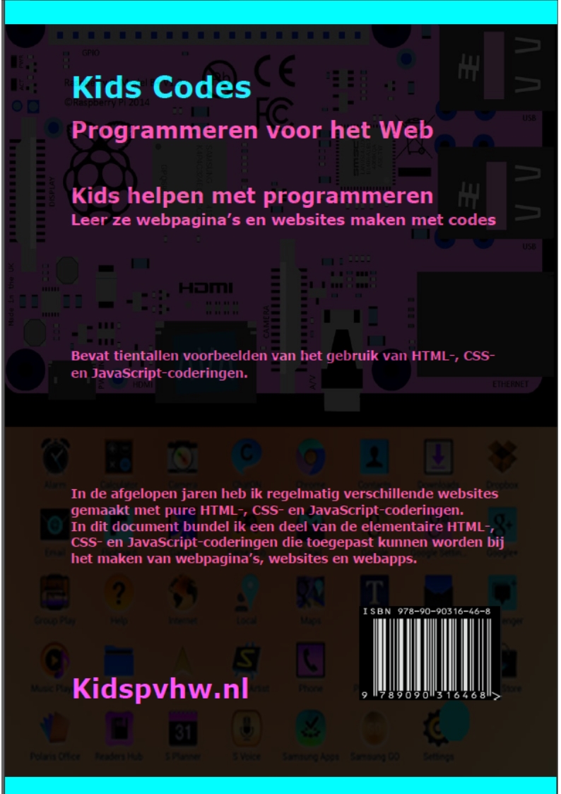 Achterkant van Kids codes