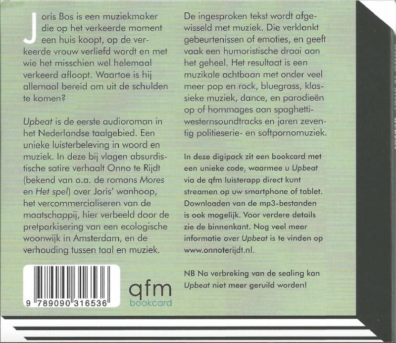 Achterkant van Upbeat