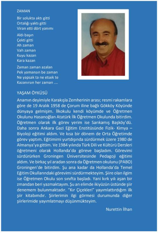 Achterkant van Kır Çiçekleri