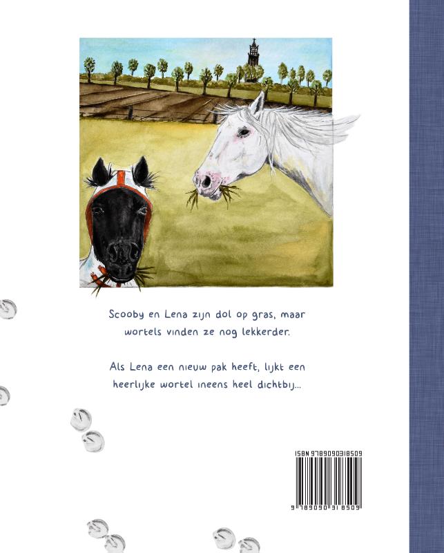 Achterkant van Scooby & Lena - De Wortel