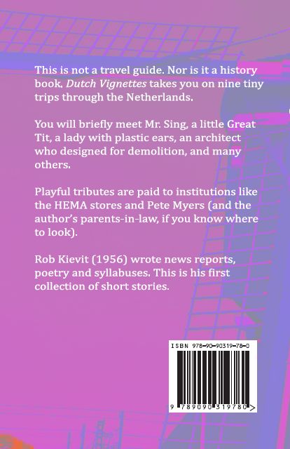 Achterkant van Dutch vignettes