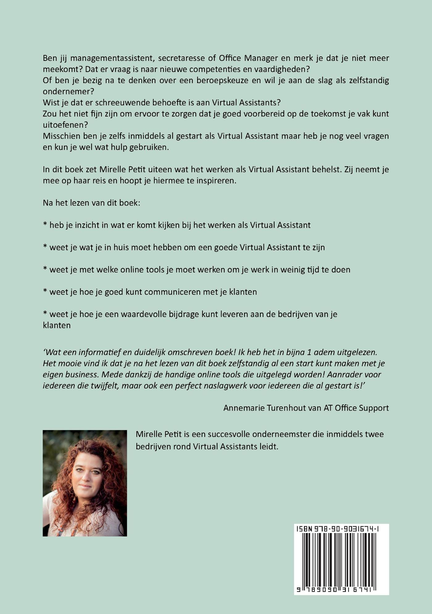 Achterkant van Een toekomst als Virtual Assistant, iets voor jou?