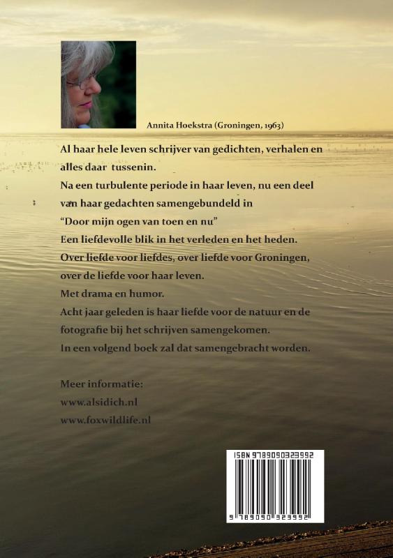 Achterkant van DOOR MIJN OGEN VAN TOEN EN NU (OVER LIEFDE EN MEER)