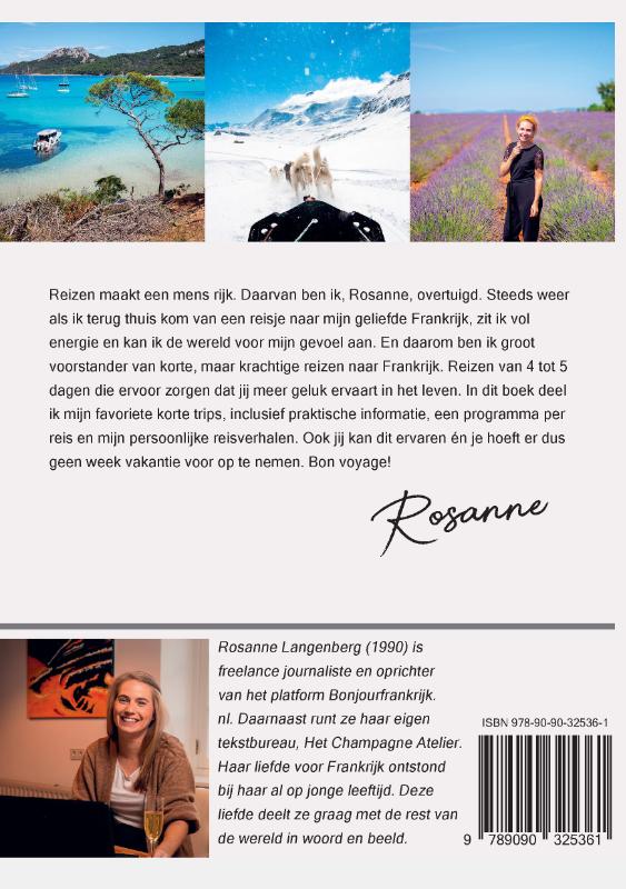 Achterkant van De mooiste korte trips in Frankrijk