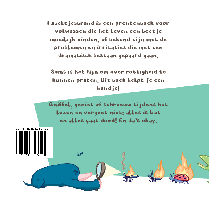 Achterkant van Fabeltjesbrand