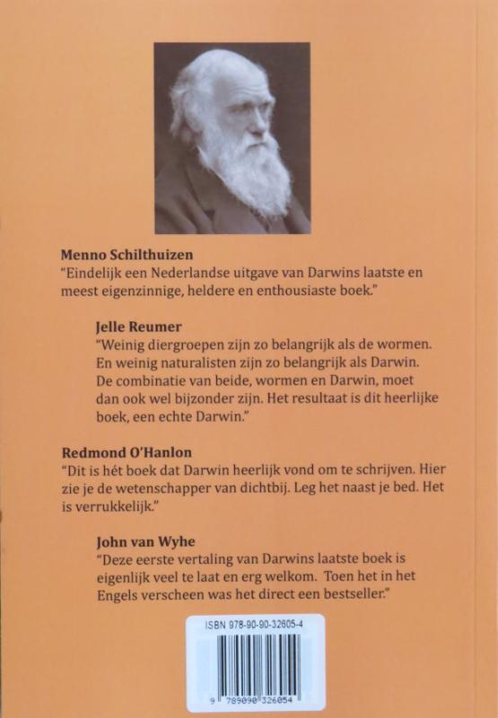 Achterkant van Humusvorming door wormen, met observaties over hun levenswijze