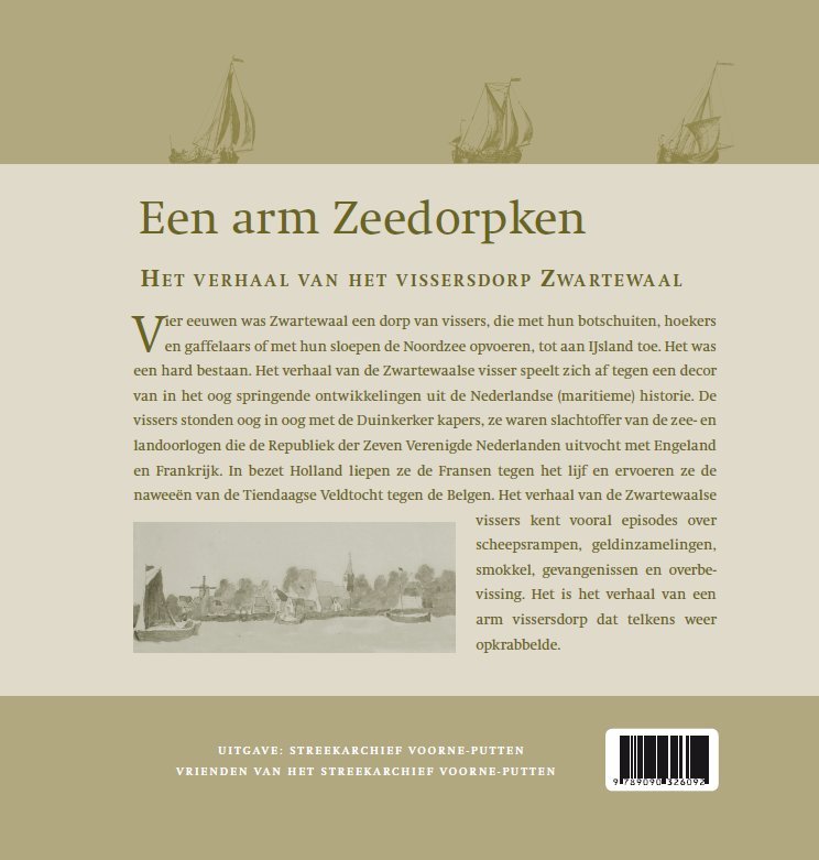 Achterkant van Een arm Zeedorpken