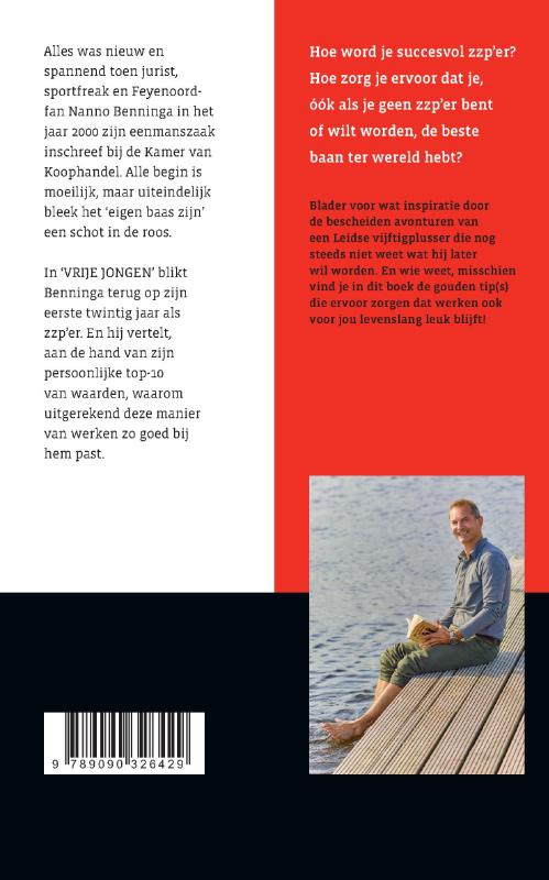Achterkant van Vrije jongen