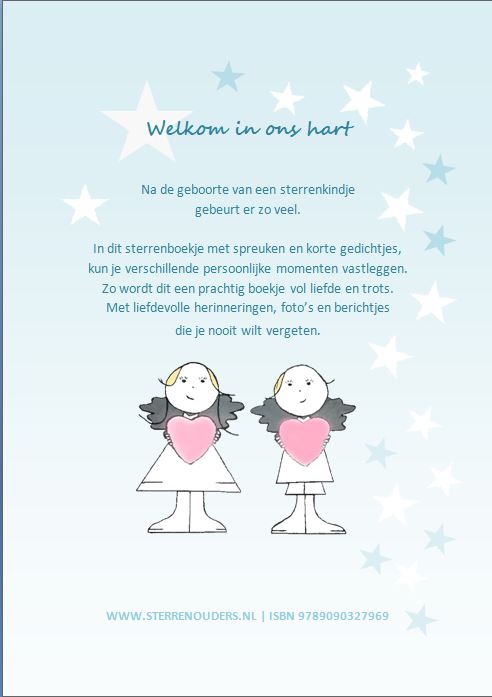 Achterkant van Sterrenboekje