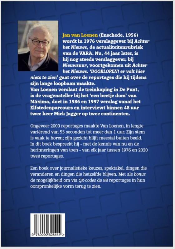 Achterkant van DOORLOPEN!