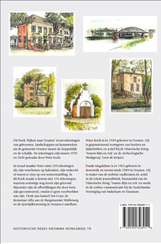 Achterkant van Kijken naar Houten