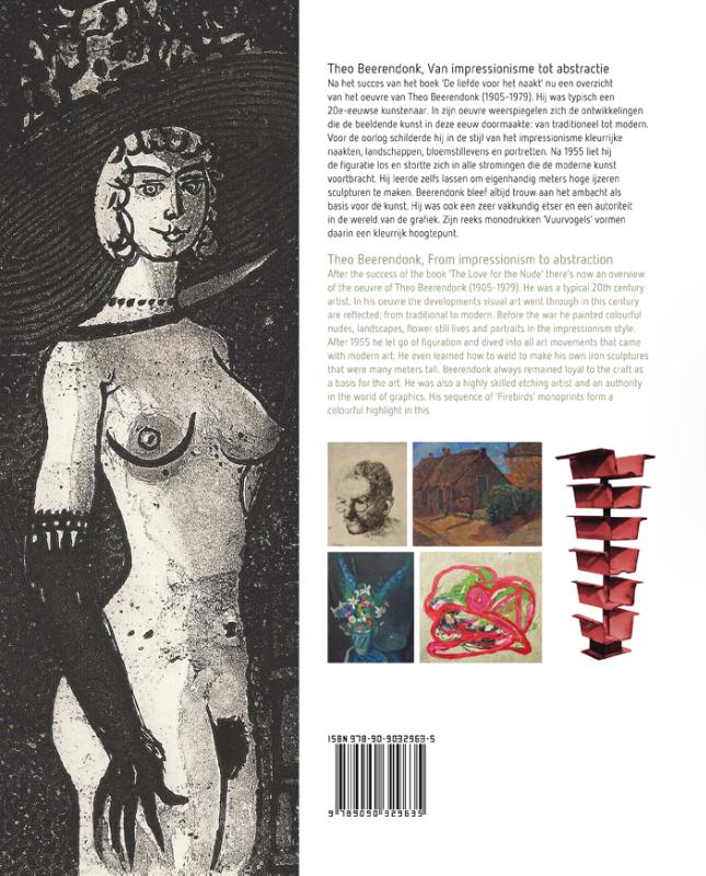 Achterkant van Theo Beerendonk Van impressionisme tot abstractie • From impressionism to abstraction