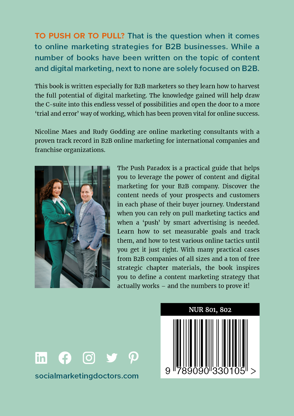 Achterkant van The Push Paradox e-book