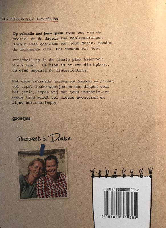 Achterkant van Op Terschelling met jouw gezin