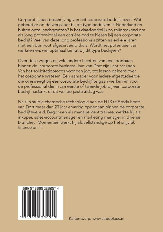 Achterkant van CORPOROT