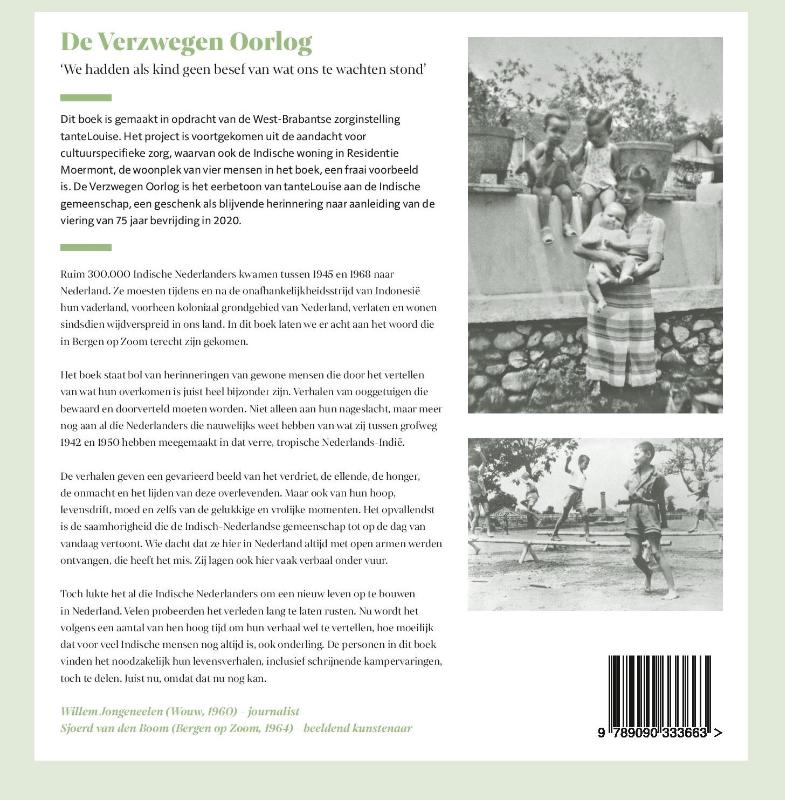 Achterkant van De Verzwegen Oorlog
