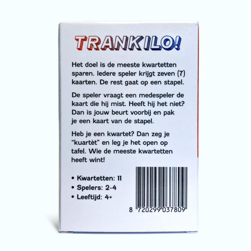 Achterkant van Trankilo Kwartet