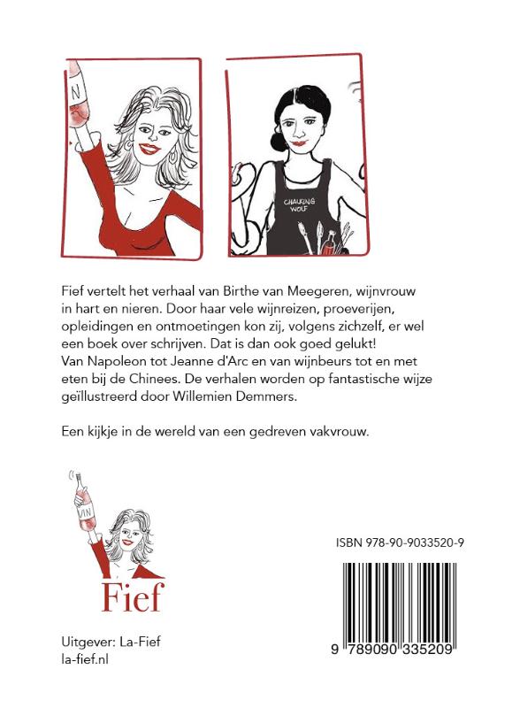 Achterkant van Vive le Vin!