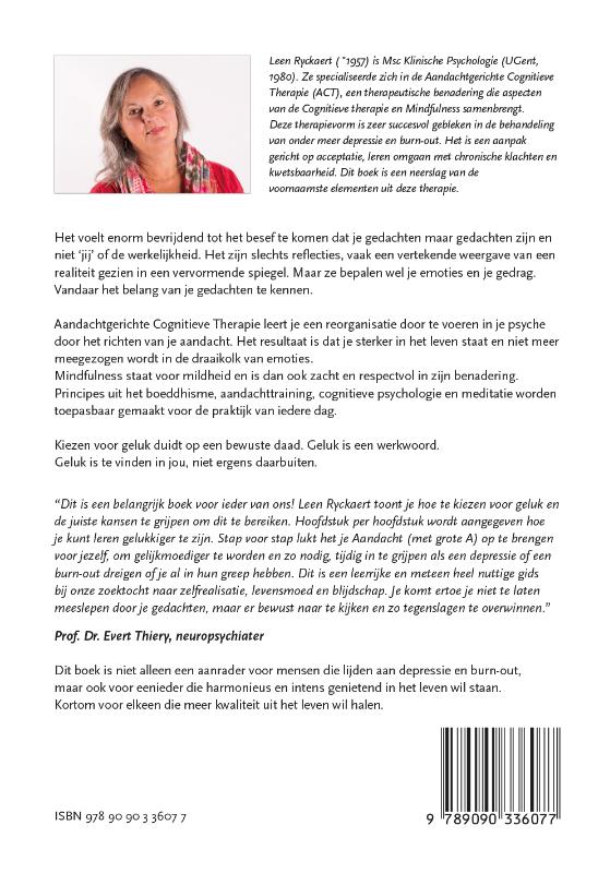 Achterkant van Je bent niet jouw gedachten