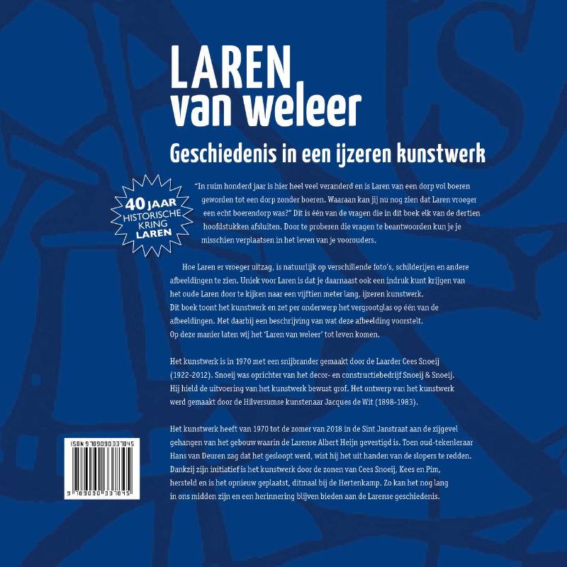 Achterkant van Laren van weleer