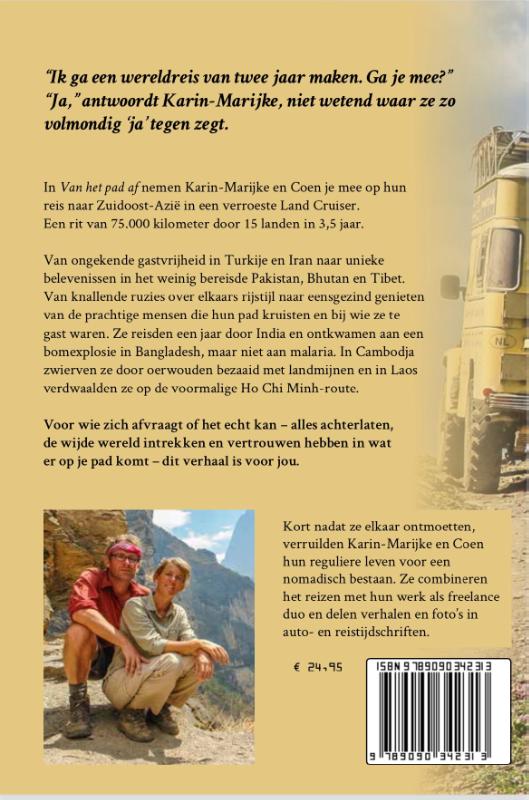 Achterkant van Van het pad af
