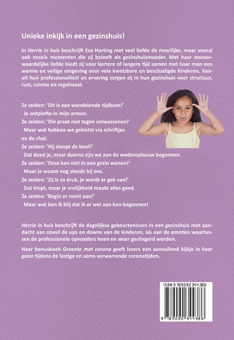 Achterkant van Herrie in huis
