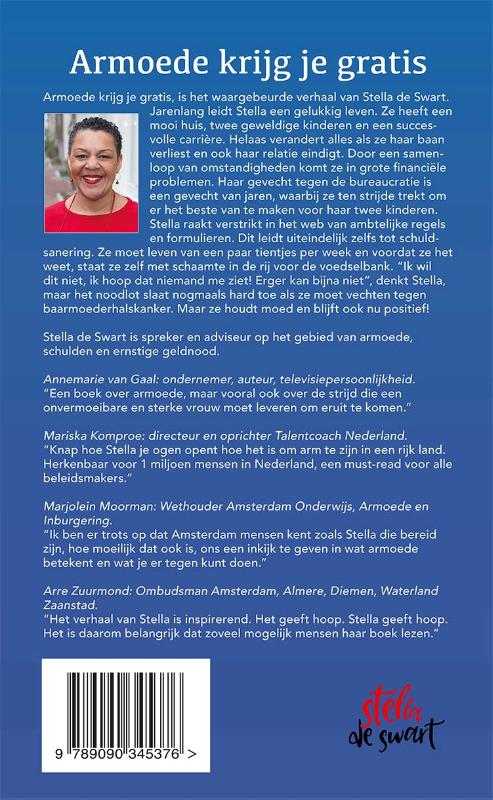 Achterkant van Armoede krijg je gratis