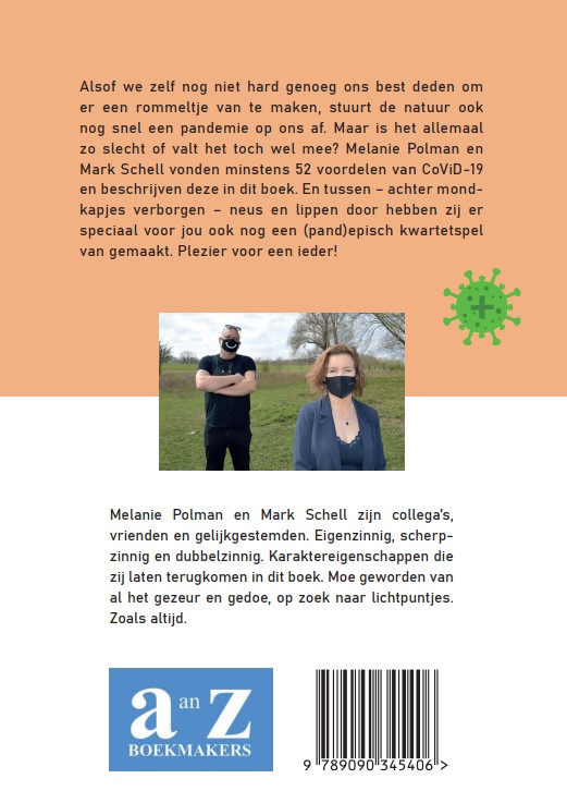 Achterkant van 52 voordelen van Corona