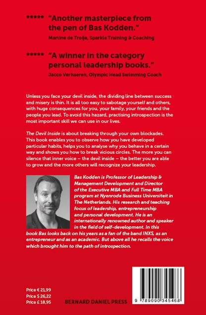 Achterkant van Discover Your Personal Authentic Leadership Potential - The Devil Inside