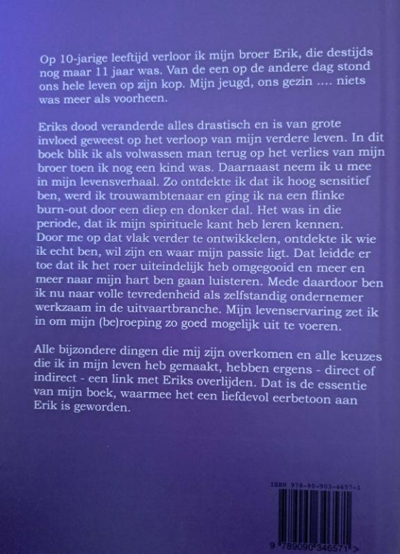 Achterkant van Erik... Mijn leven na jouw dood