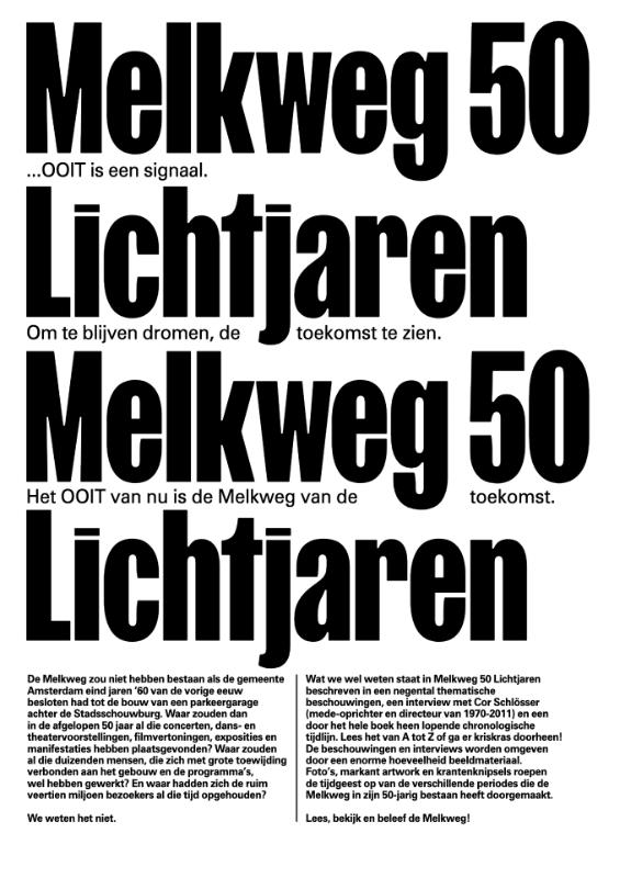 Achterkant van Melkweg 50 Lichtjaren