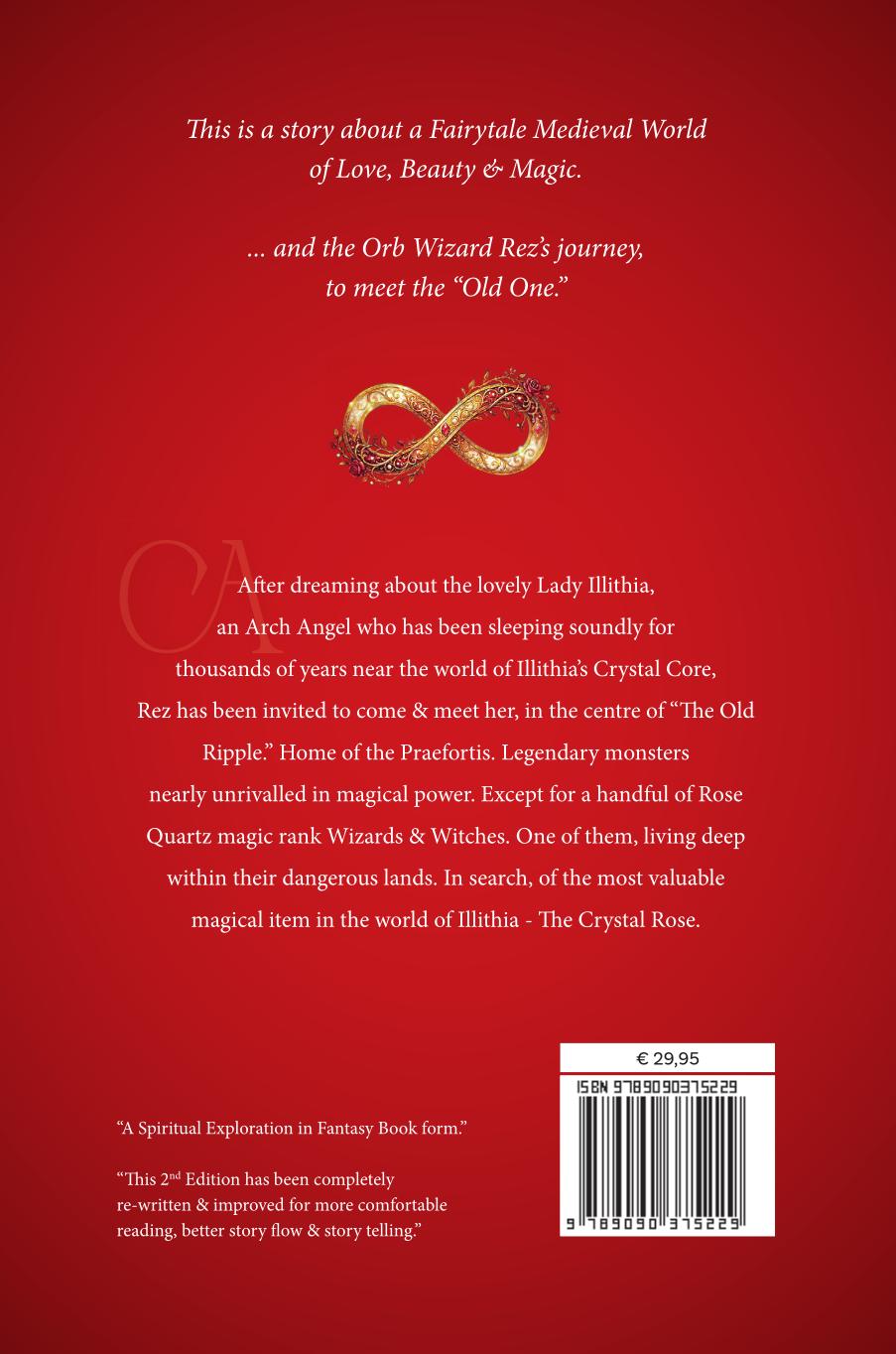 Achterkant van Stories of Illithia - The Crystal Rose