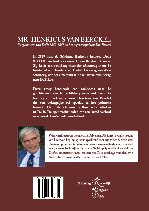 Achterkant van Mr. Henricus van Berckel