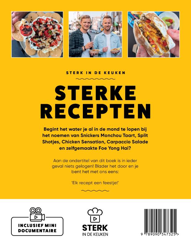 Achterkant van Sterke Recepten