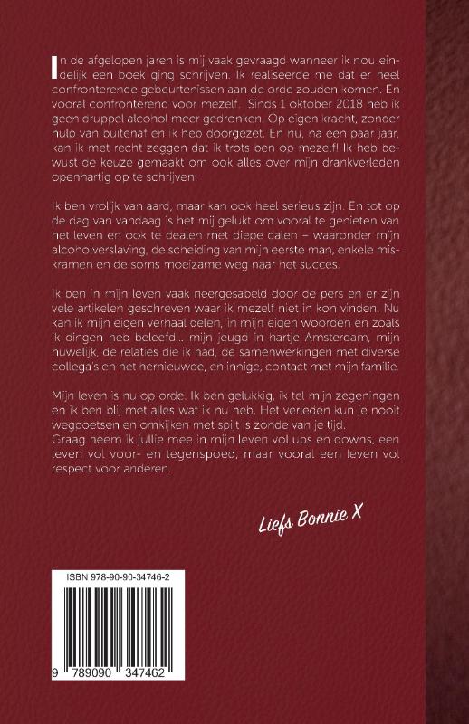 Achterkant van Kwam een vrouw bij de slijterij