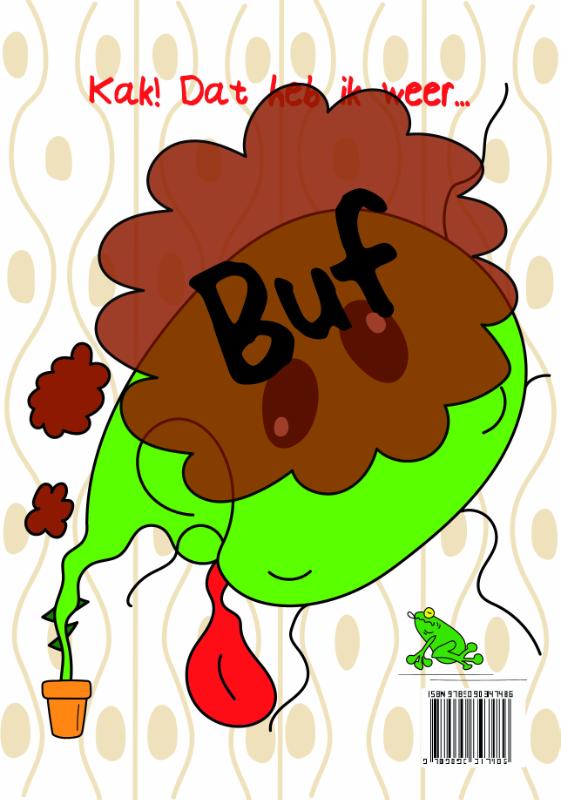 Achterkant van Buf het vleestende plantje