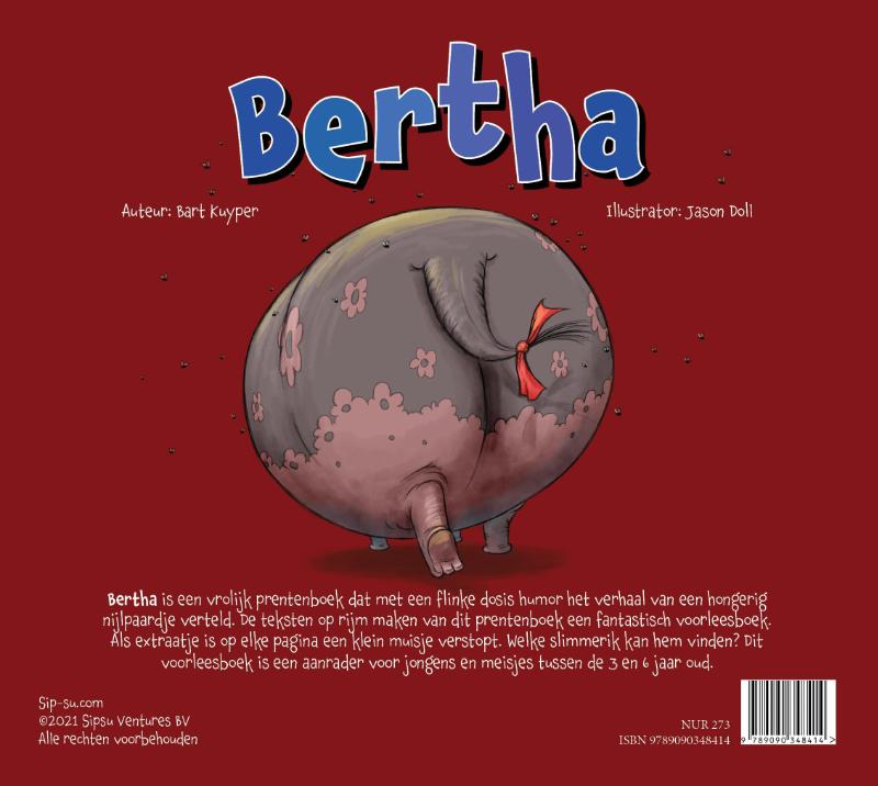 Achterkant van Bertha